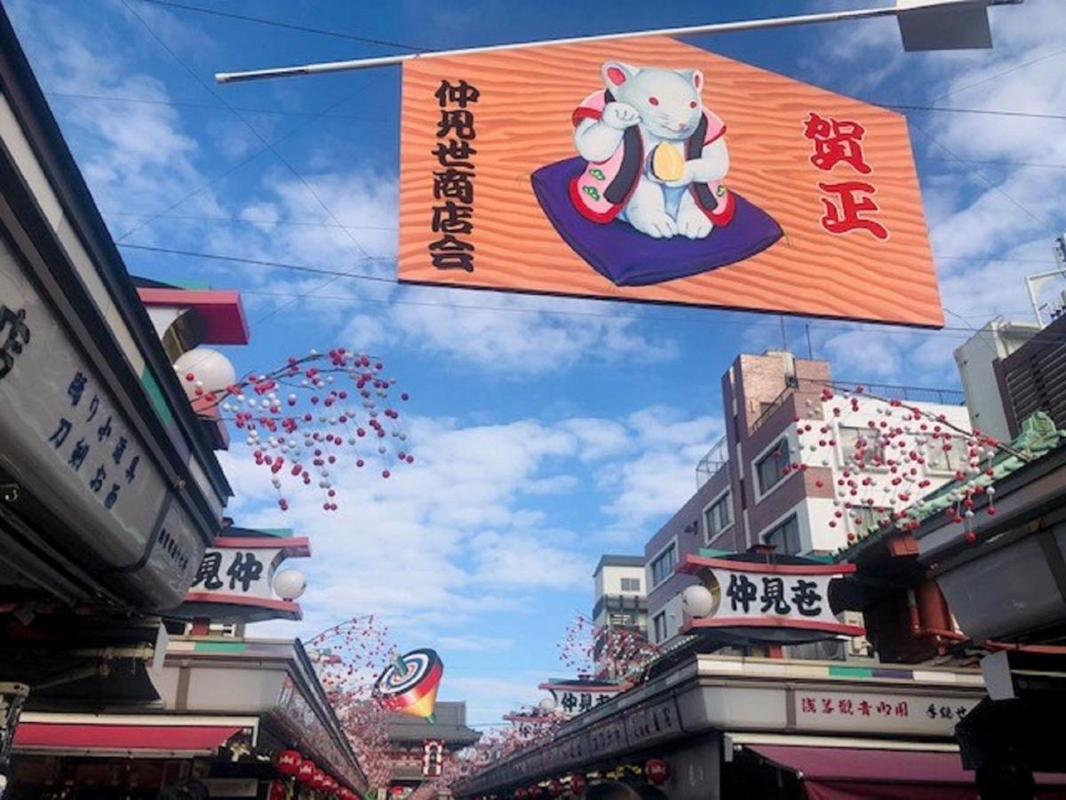 Hotel Tavinos Asakusa Tokio Exterior foto