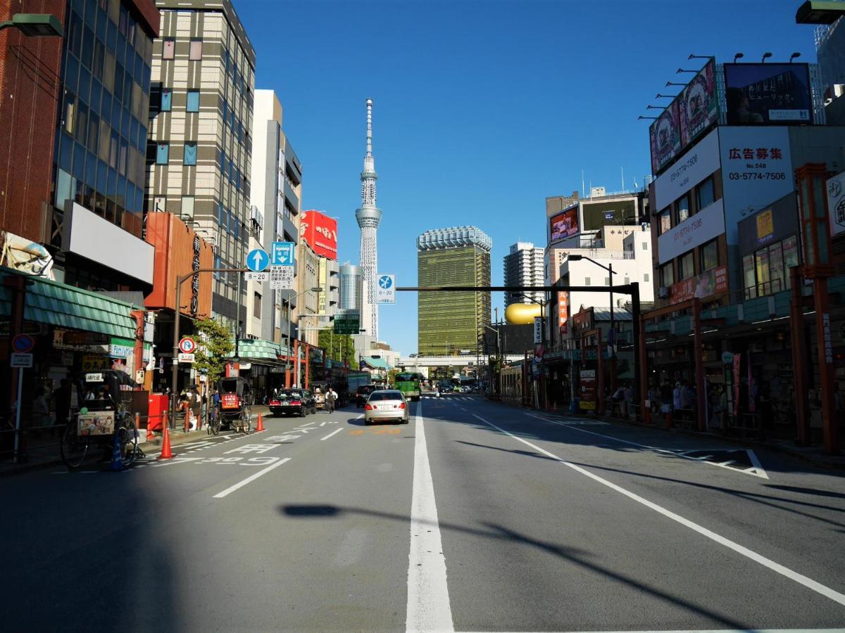 Hotel Tavinos Asakusa Tokio Exterior foto